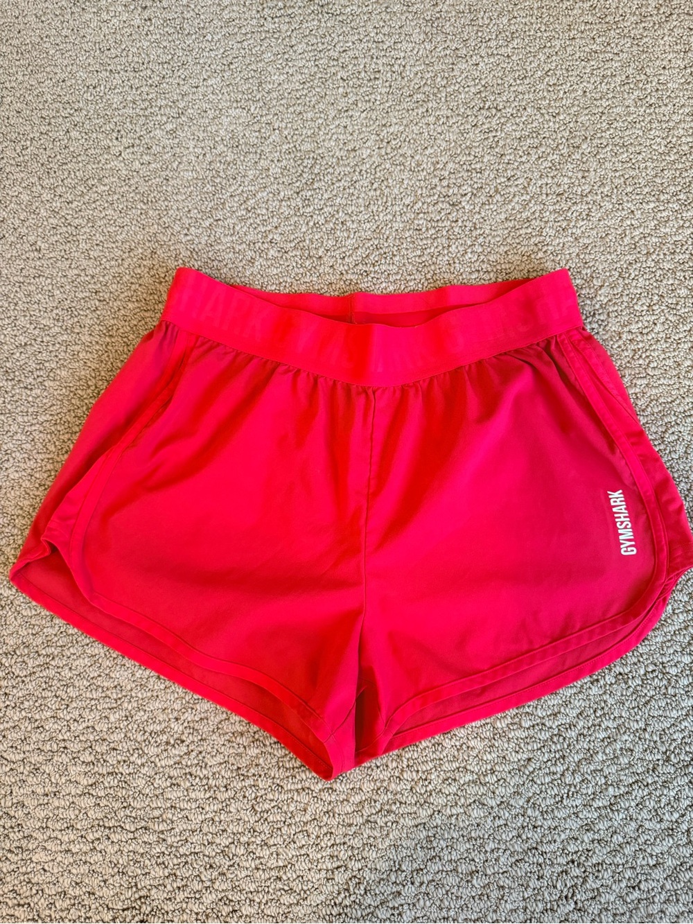 Gymshark Women's Red Performance Shorts